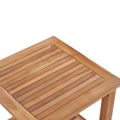 Konferenční Stolek 45 X 45 X 45 Cm Masivní Teakové Dřevo