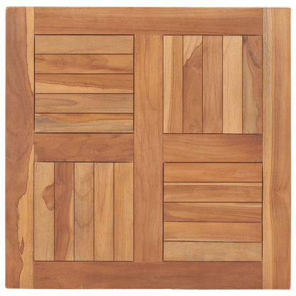 Stolní Deska Masivní Teakové Dřevo 70 X 70 X 2,5 Cm