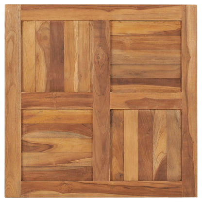 Stolní Deska Masivní Teakové Dřevo 70 X 70 X 2,5 Cm