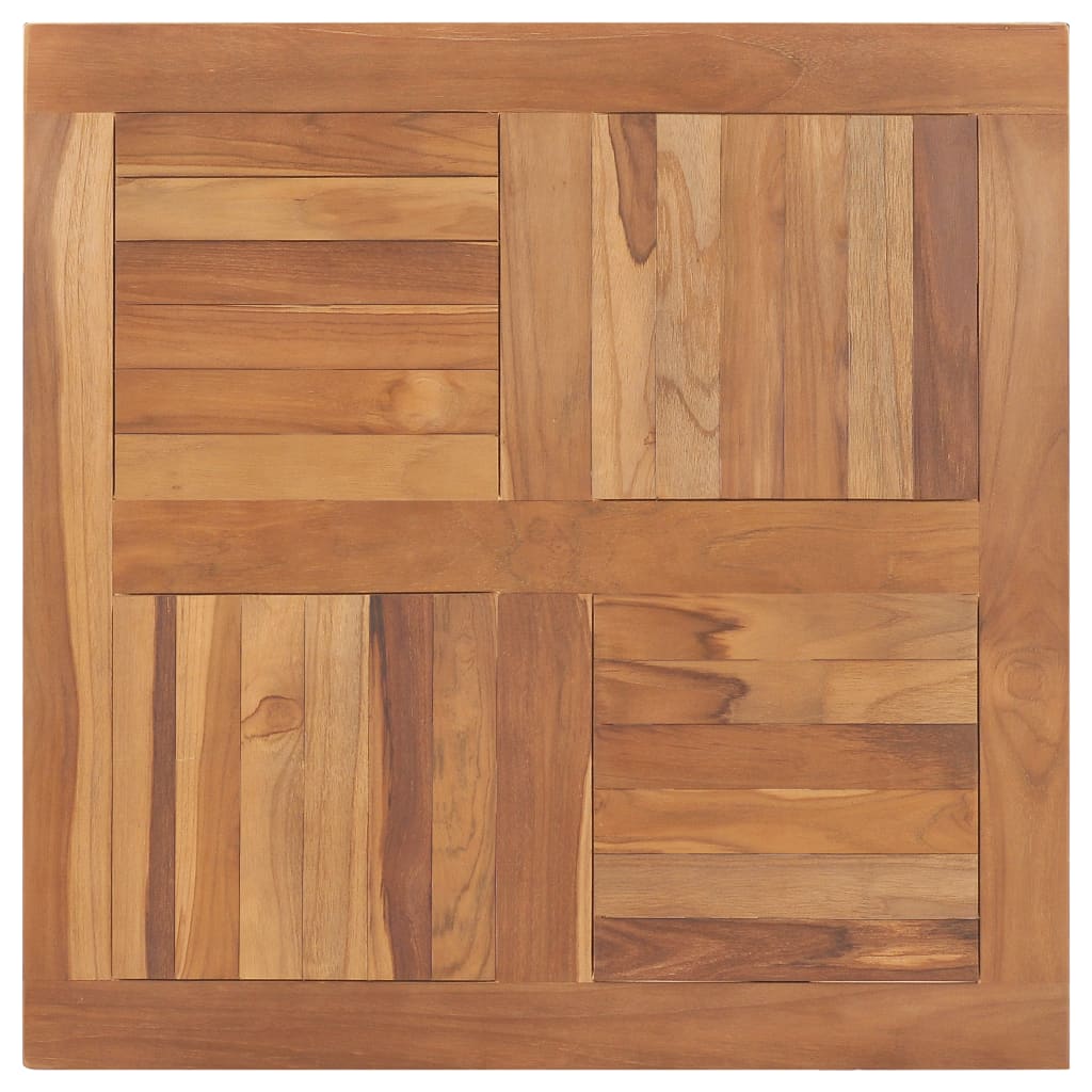 Stolní Deska Masivní Teakové Dřevo 70 X 70 X 2,5 Cm