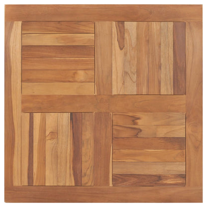 Stolní Deska Masivní Teakové Dřevo 70 X 70 X 2,5 Cm