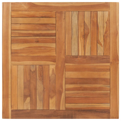 Stolní Deska Masivní Teakové Dřevo 70 X 70 X 2,5 Cm