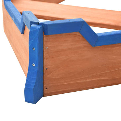 Pískoviště Pirátská Loď Jedlové Dřevo 190 X 94,5 X 101 Cm