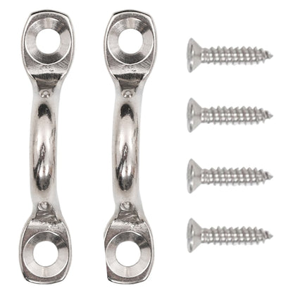 Popruhy Pro Bimini Stříšku 2 Ks Textil A Nerezová Ocel