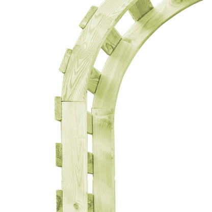 Zahradní Pergola 130X60X230 Cm Impregnované Borové Dřevo