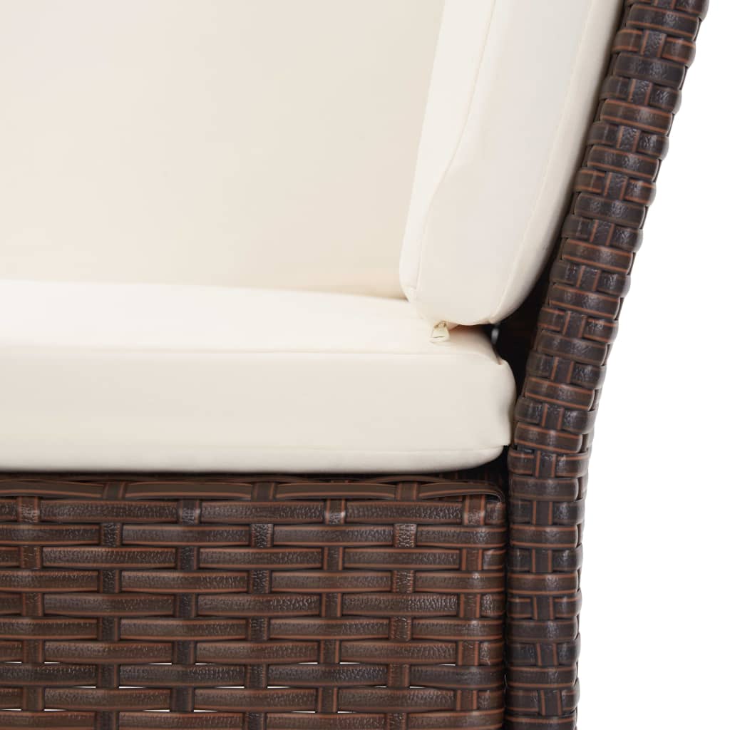 6Dílná Zahradní Sedací Souprava S Poduškami Polyratan