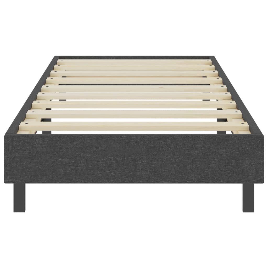 Postel Boxspring Šedá Textil