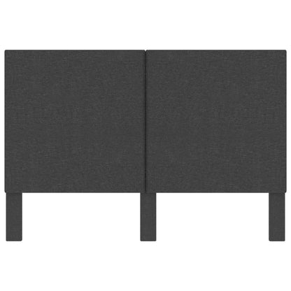 Čelo Postele Tmavě Šedé Textil 140 X 200 Cm
