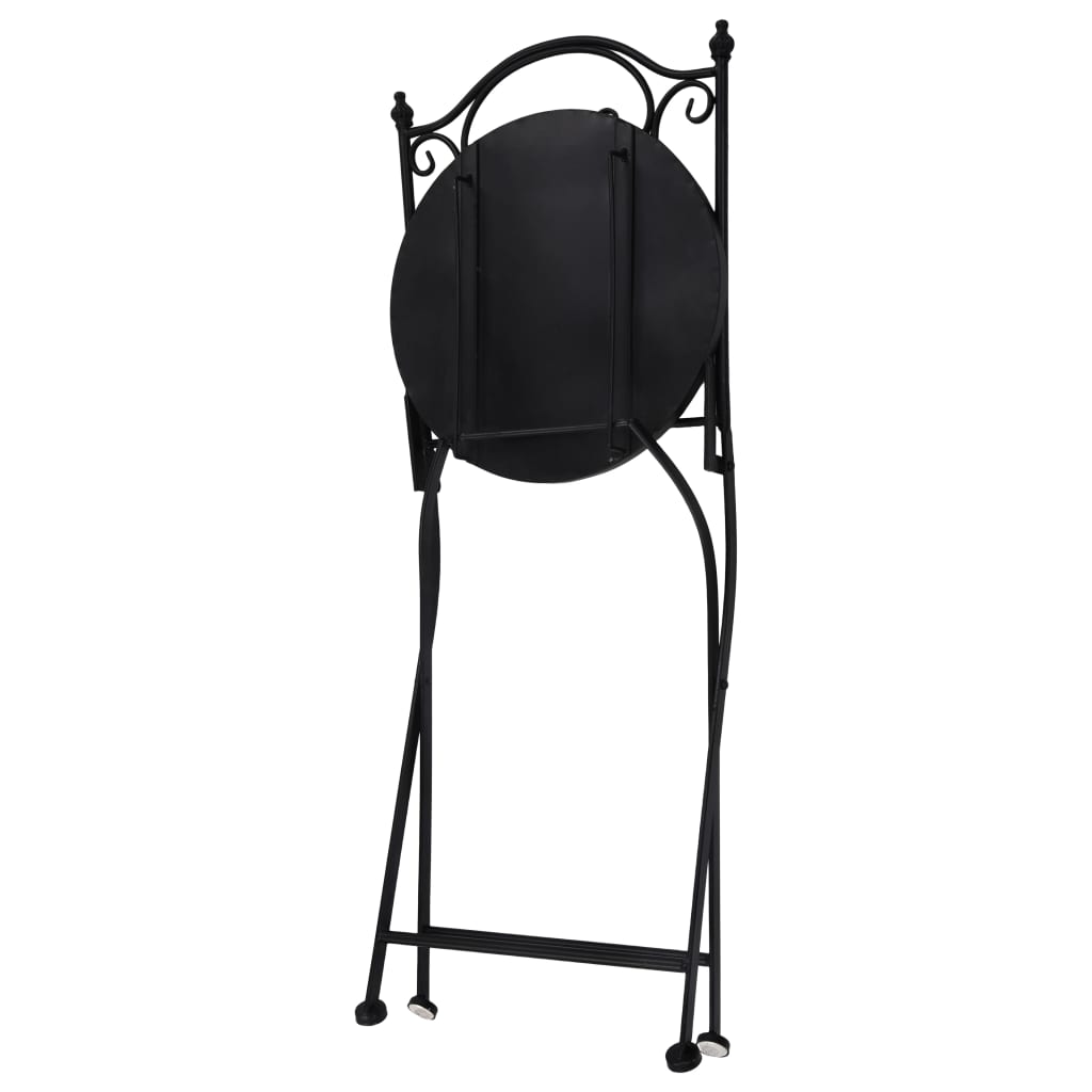 3Dílný Mozaikový Bistro Set Keramický Terakotový
