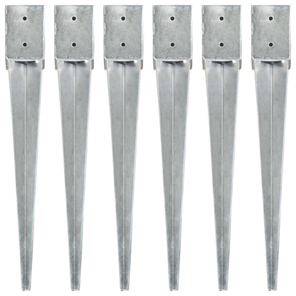 Kotvící Hroty 6 Ks Stříbrné Pozinkovaná Ocel