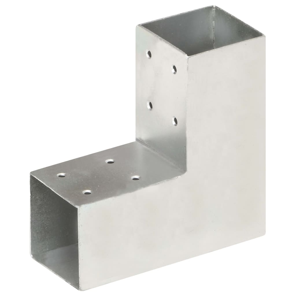 Trámová Spojka 4 Ks Ve Tvaru L Pozinkovaný Kov 71 X 71 Mm
