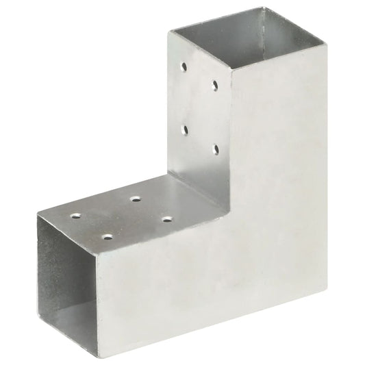 Trámová Spojka 4 Ks Ve Tvaru L Pozinkovaný Kov 71 X 71 Mm