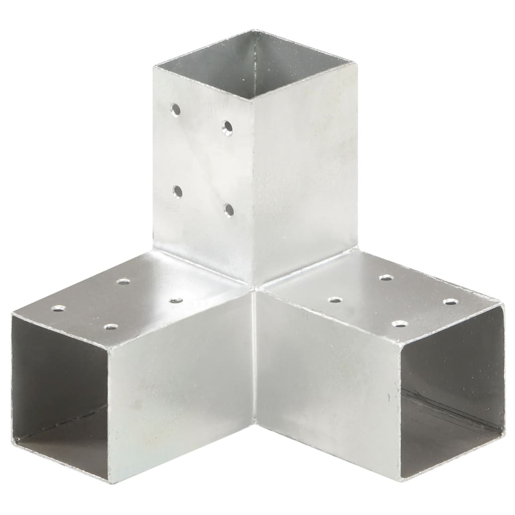Trámová Spojka 4 Ks Ve Tvaru L Pozinkovaný Kov 71 X 71 Mm