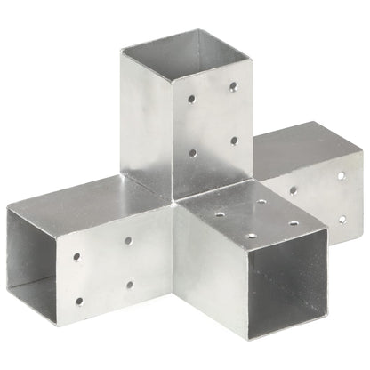 Trámová Spojka 4 Ks Ve Tvaru L Pozinkovaný Kov 71 X 71 Mm