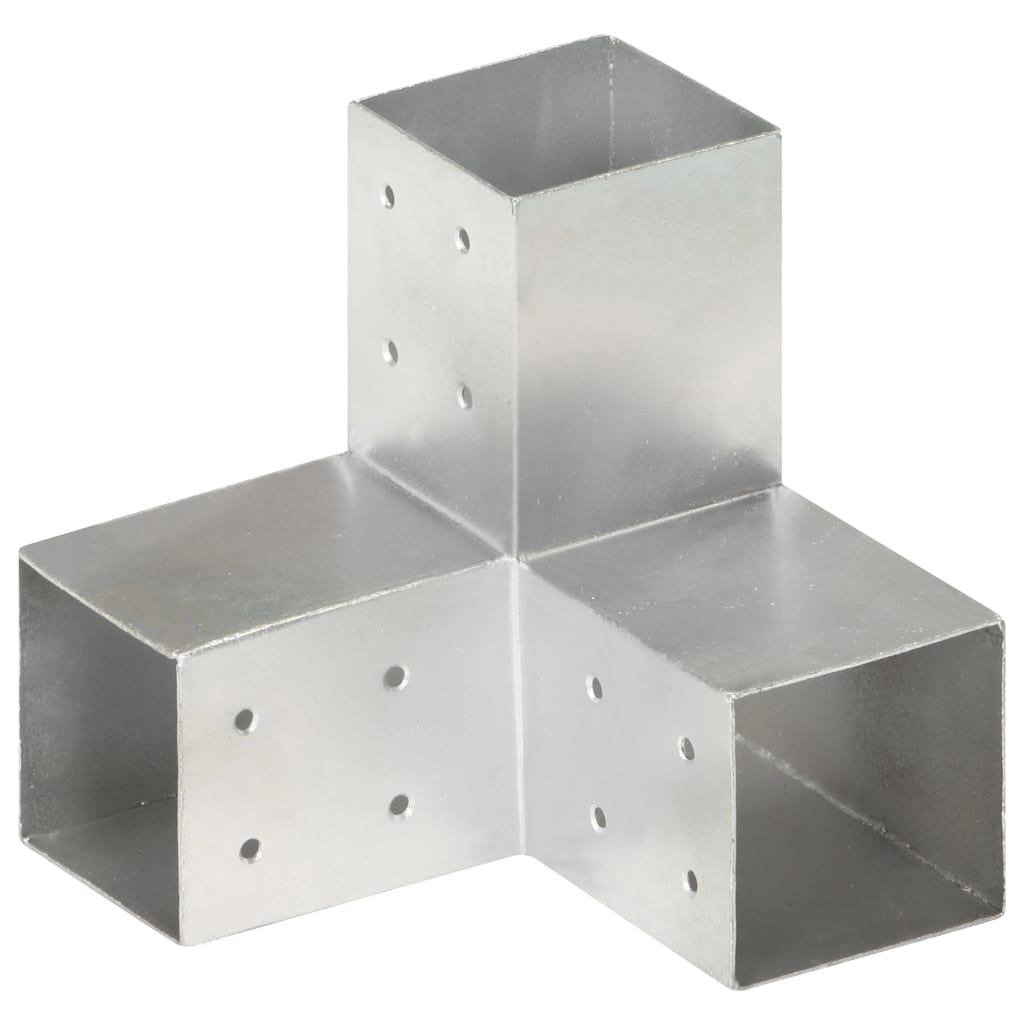 Trámová Spojka 4 Ks Ve Tvaru L Pozinkovaný Kov 71 X 71 Mm