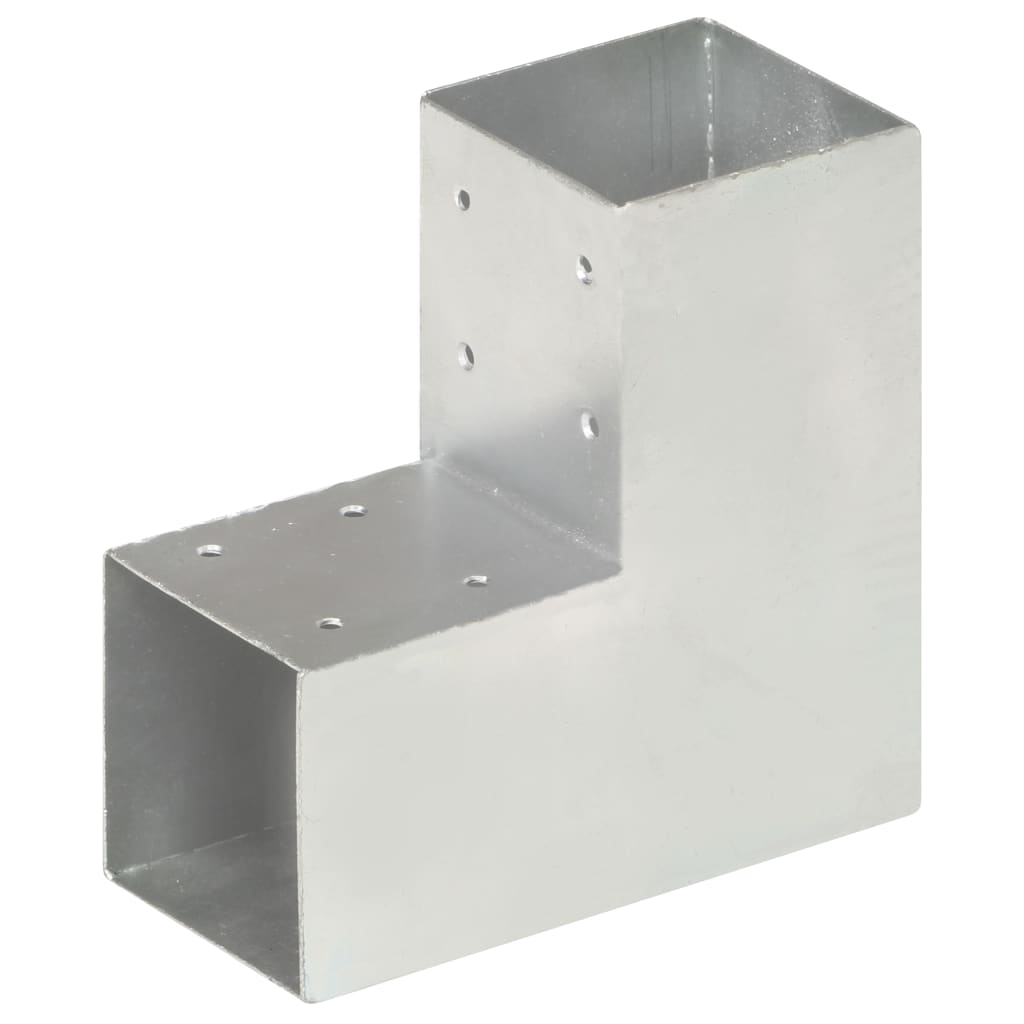 Trámová Spojka 4 Ks Ve Tvaru L Pozinkovaný Kov 71 X 71 Mm