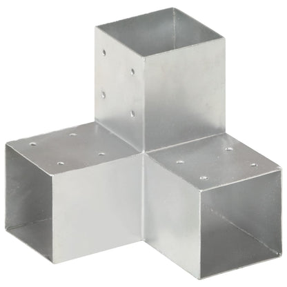 Trámová Spojka 4 Ks Ve Tvaru L Pozinkovaný Kov 71 X 71 Mm