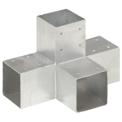 Trámová Spojka 4 Ks Ve Tvaru L Pozinkovaný Kov 71 X 71 Mm