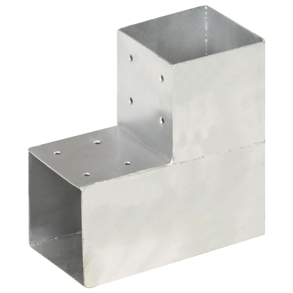 Trámová Spojka 4 Ks Ve Tvaru L Pozinkovaný Kov 71 X 71 Mm