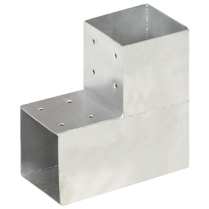 Trámová Spojka 4 Ks Ve Tvaru L Pozinkovaný Kov 71 X 71 Mm