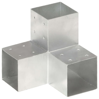 Trámová Spojka 4 Ks Ve Tvaru L Pozinkovaný Kov 71 X 71 Mm