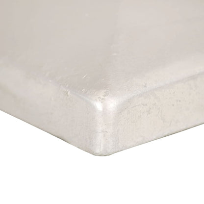 Krytky Na Plotové Sloupky Stříška 6 Ks Pozinaný