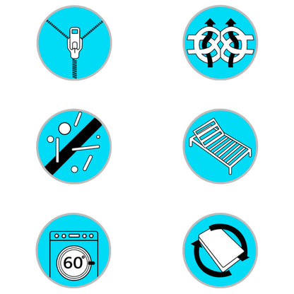 Vrchní Matrace Na Postel Boxspring 200 X 180 X 5 Cm