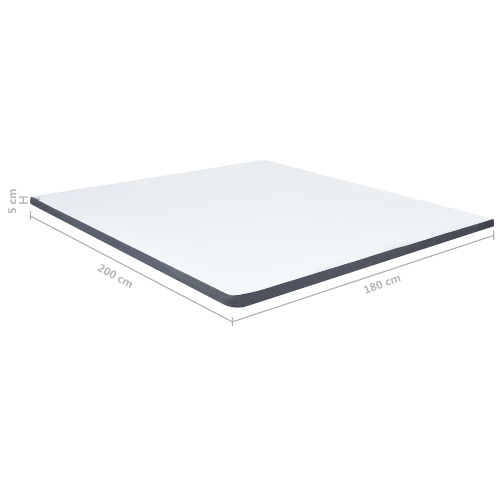 Vrchní Matrace Na Postel Boxspring 200 X 180 X 5 Cm