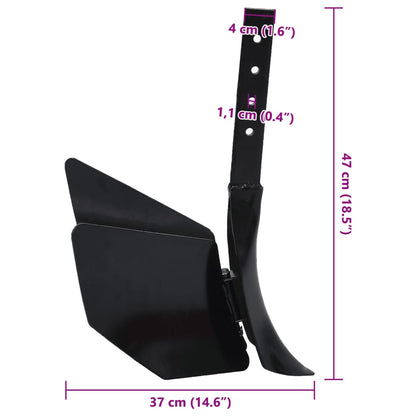 Radlice Ke Kultivátoru Černá Kov