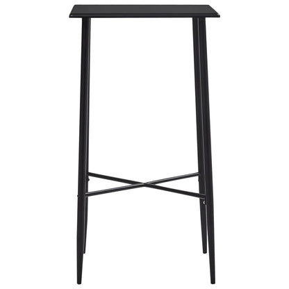 3Dílný Barový Set Textil Tmavě Šedý