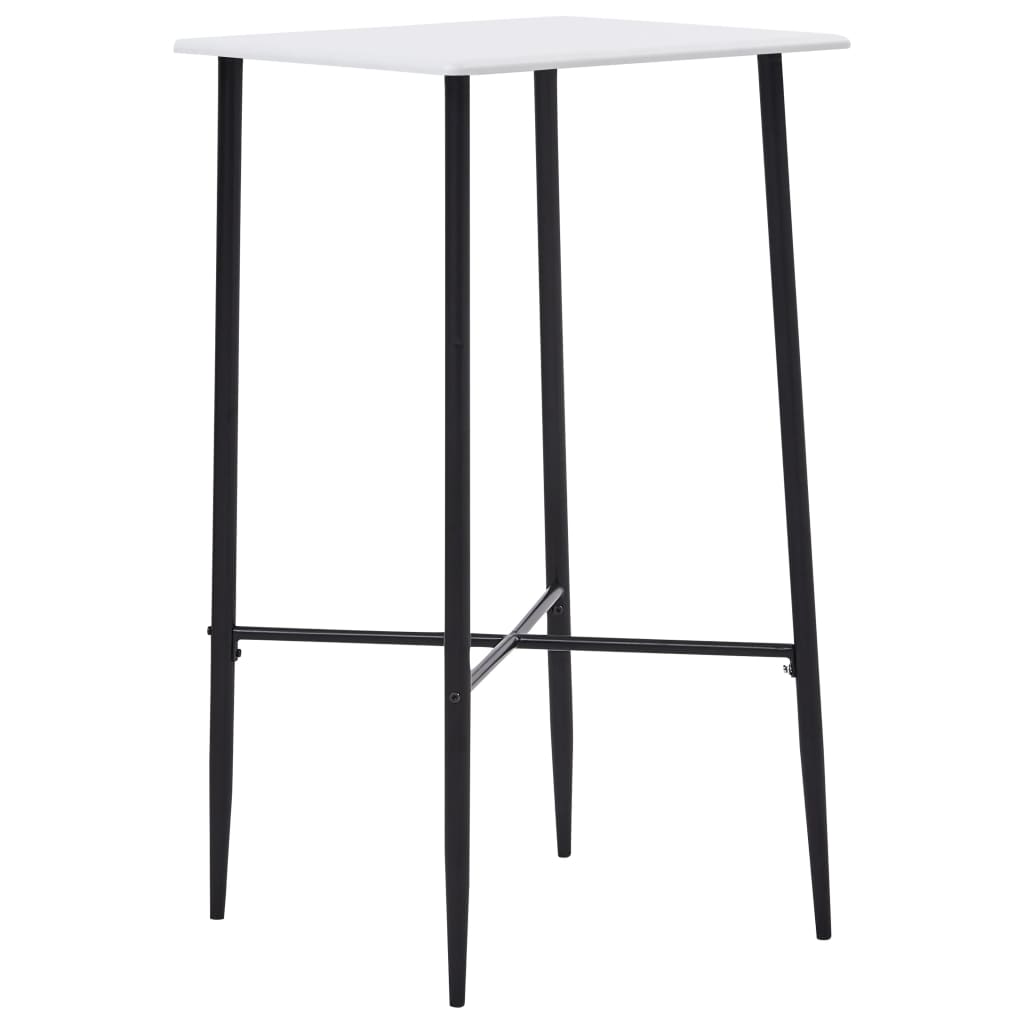 3Dílný Barový Set Textil Tmavě Šedý