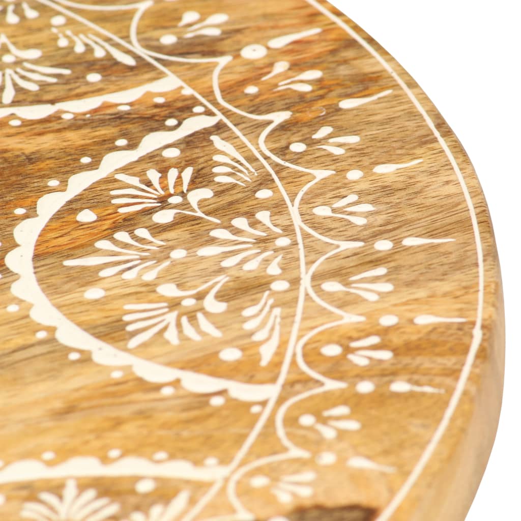 Ručně Natíraná Stolička 38 X 38 X 35 Cm Masivní Mangovník