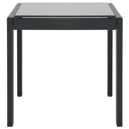 Zahradní Lehátka 2 Ks Se Stolkem Textilen A Ocel