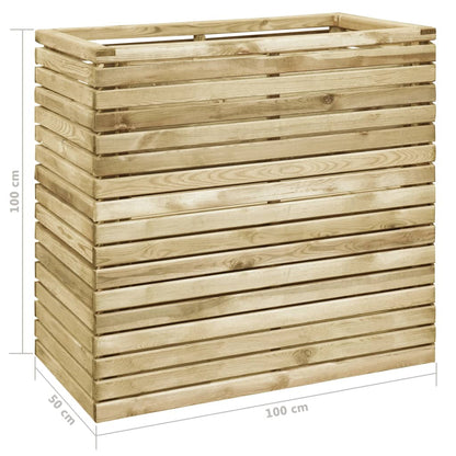 Vyvýšený Záhon Impregnovaná Borovice