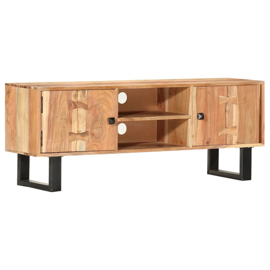 Tv Stolek 118 X 30 X 45 Cm Masivní Akáciové Dřevo