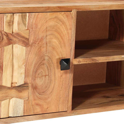 Tv Stolek 118 X 30 X 45 Cm Masivní Akáciové Dřevo