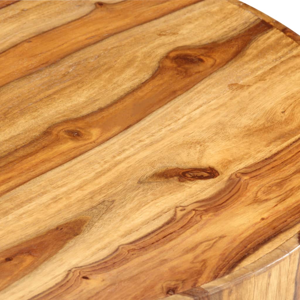 Kulatý Konferenční Stolek 65 X 30 Cm Masivní Akáciové Dřevo