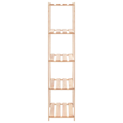 Úložný Regál 5 Polic 2 Ks 80X38X170 Cm Masivní Borovice 250 Kg