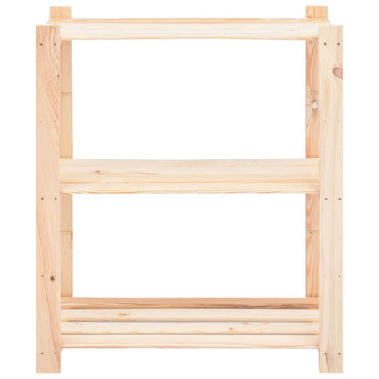 Regály 3 Police 5 Ks 80 X 38 X 90 Cm Masivní Borovice 150 Kg