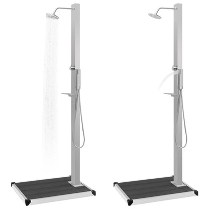 Zahradní Sprcha S Vaničkou Wpc Nerezová Ocel