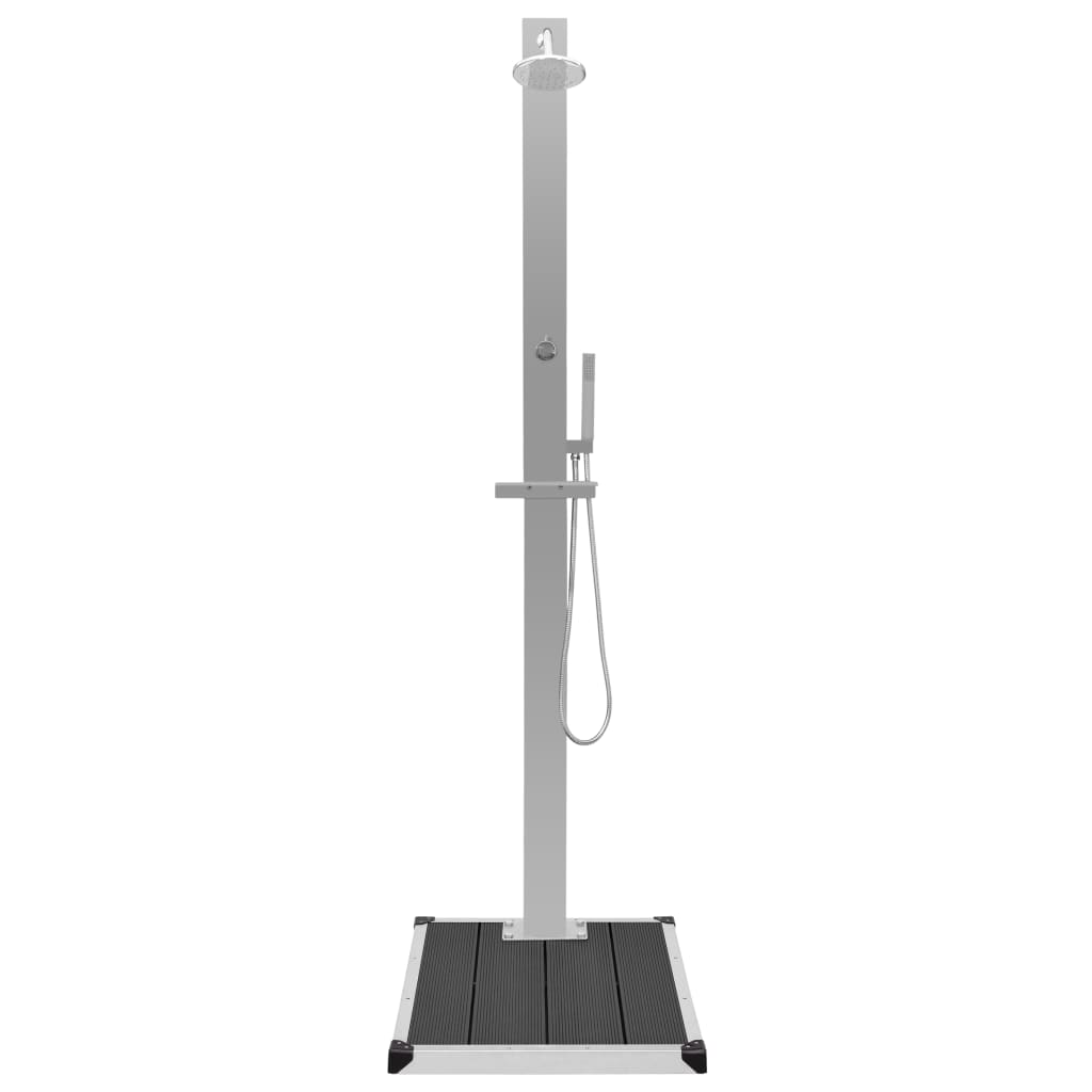 Zahradní Sprcha S Vaničkou Wpc Nerezová Ocel