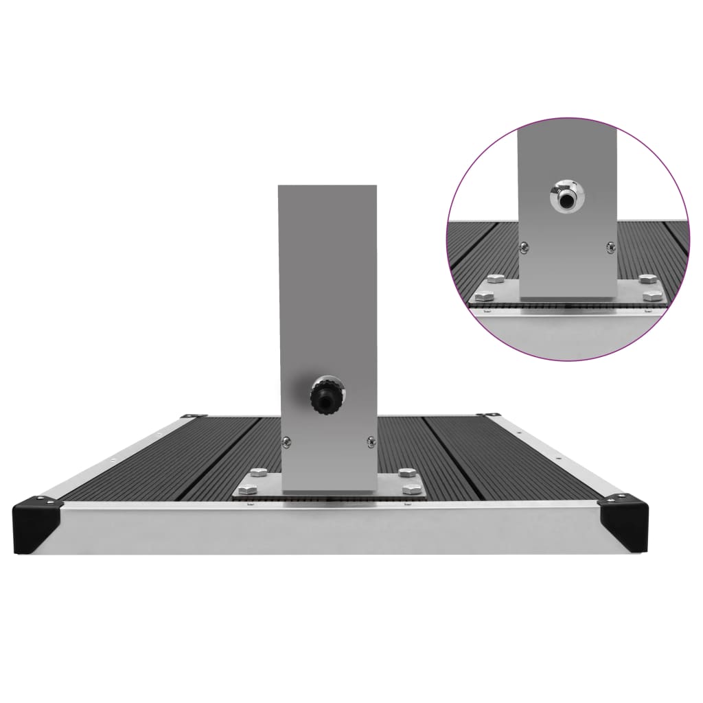 Zahradní Sprcha S Vaničkou Wpc Nerezová Ocel