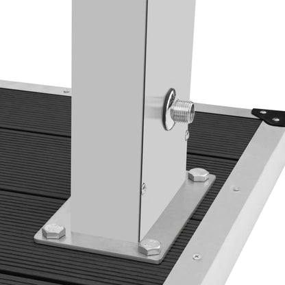 Zahradní Sprcha S Vaničkou Wpc Nerezová Ocel