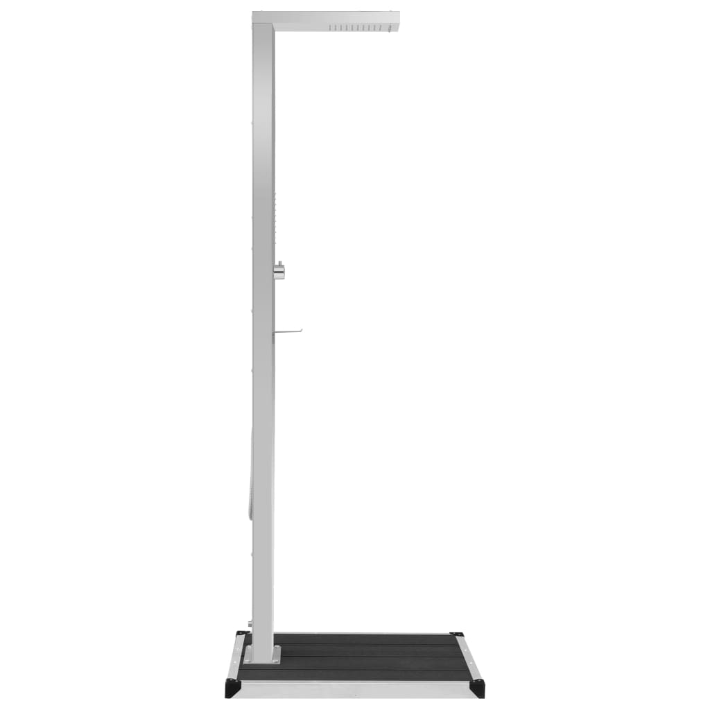 Zahradní Sprcha S Vaničkou Wpc Nerezová Ocel