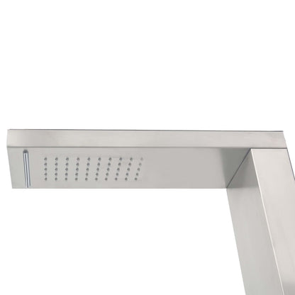 Zahradní Sprcha S Vaničkou Wpc Nerezová Ocel