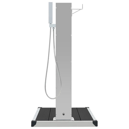 Zahradní Sprcha S Vaničkou Wpc Nerezová Ocel