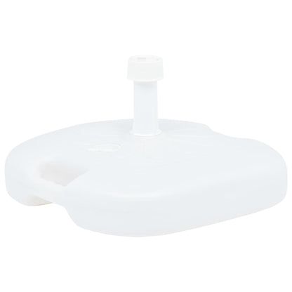 Stojan Na Slunečník Plněný Vodou/Pískem 16 L Bílý Plast