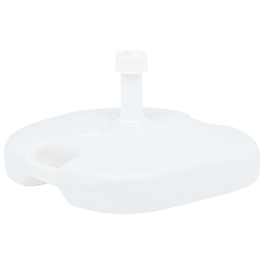 Stojan Na Slunečník Plněný Vodou/Pískem 16 L Bílý Plast