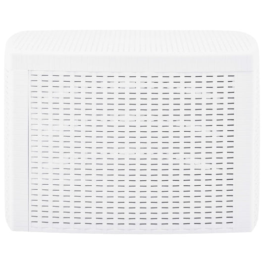 Odkládací Stolek Bílý 54 X 54 X 36,5 Cm Plast