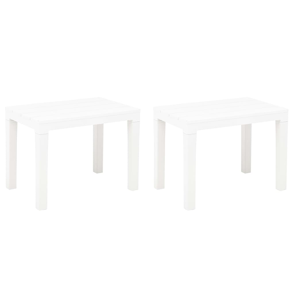 Zahradní Lavice 2 Ks Antracitové Plast